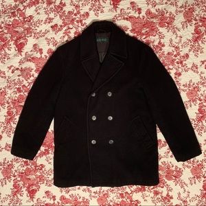 Men’s Ralph Lauren Pea Coat 42R Black